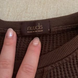 Nuuds waffle pullover